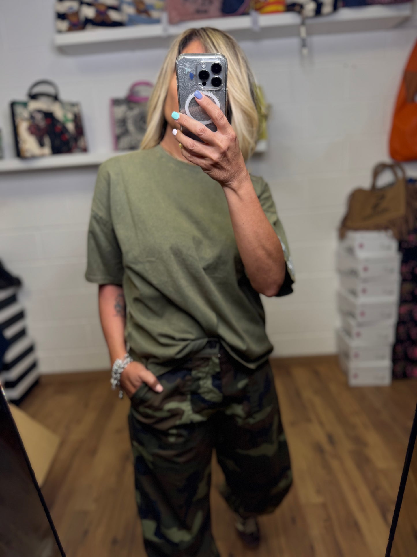 Mimietmama. T-shirt verde