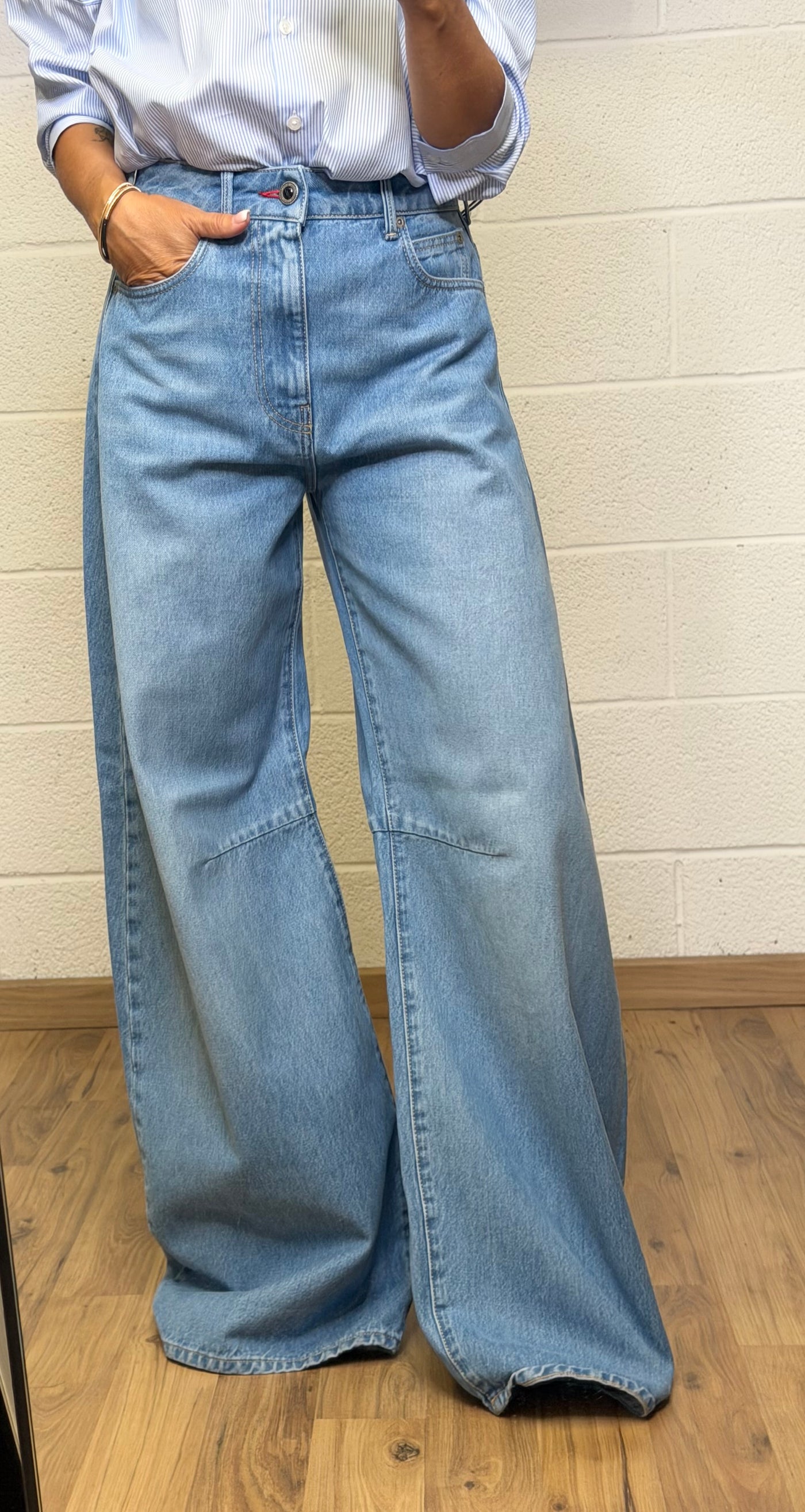DB soul . Denim Ultra Wide Leg Denim-30%