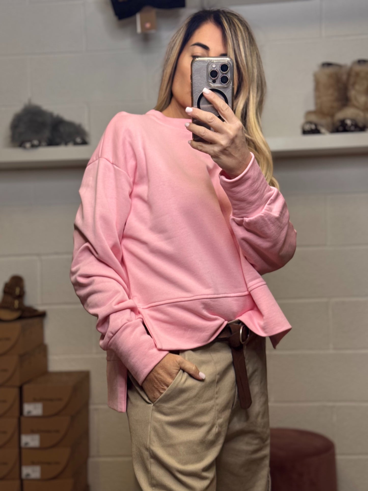 Le streghe. Felpa rosa