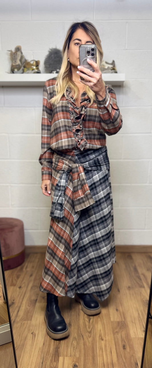 Le Streghe. Gonna in check-50%