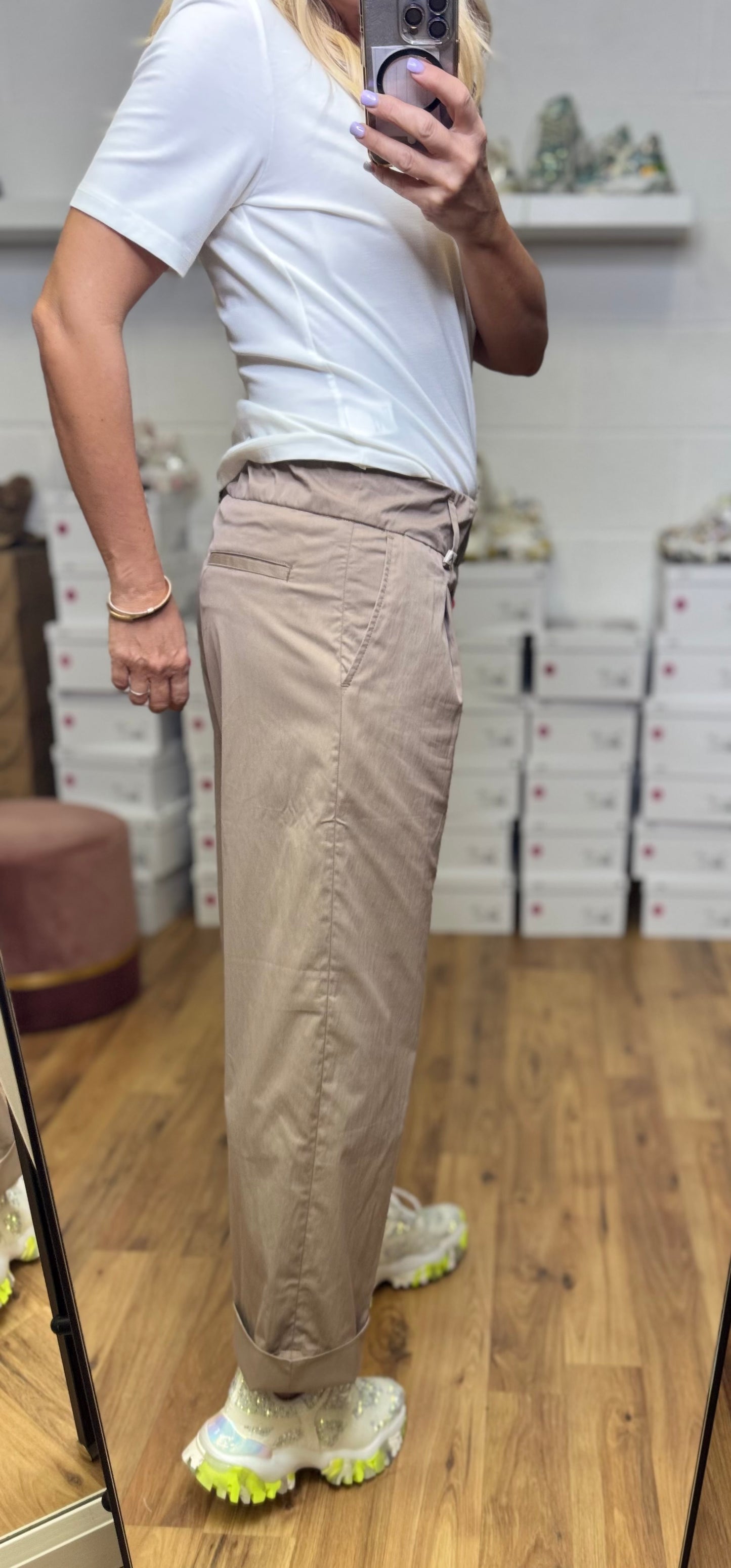 Myths. Pantalone in cotone tortora