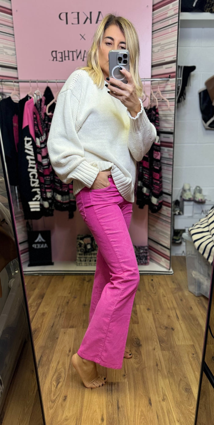 Eva Boutique 21, I love my pants. Pantalone fucsia