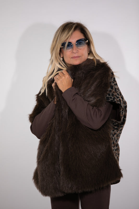 Le Streghe. Gilet luxury fur