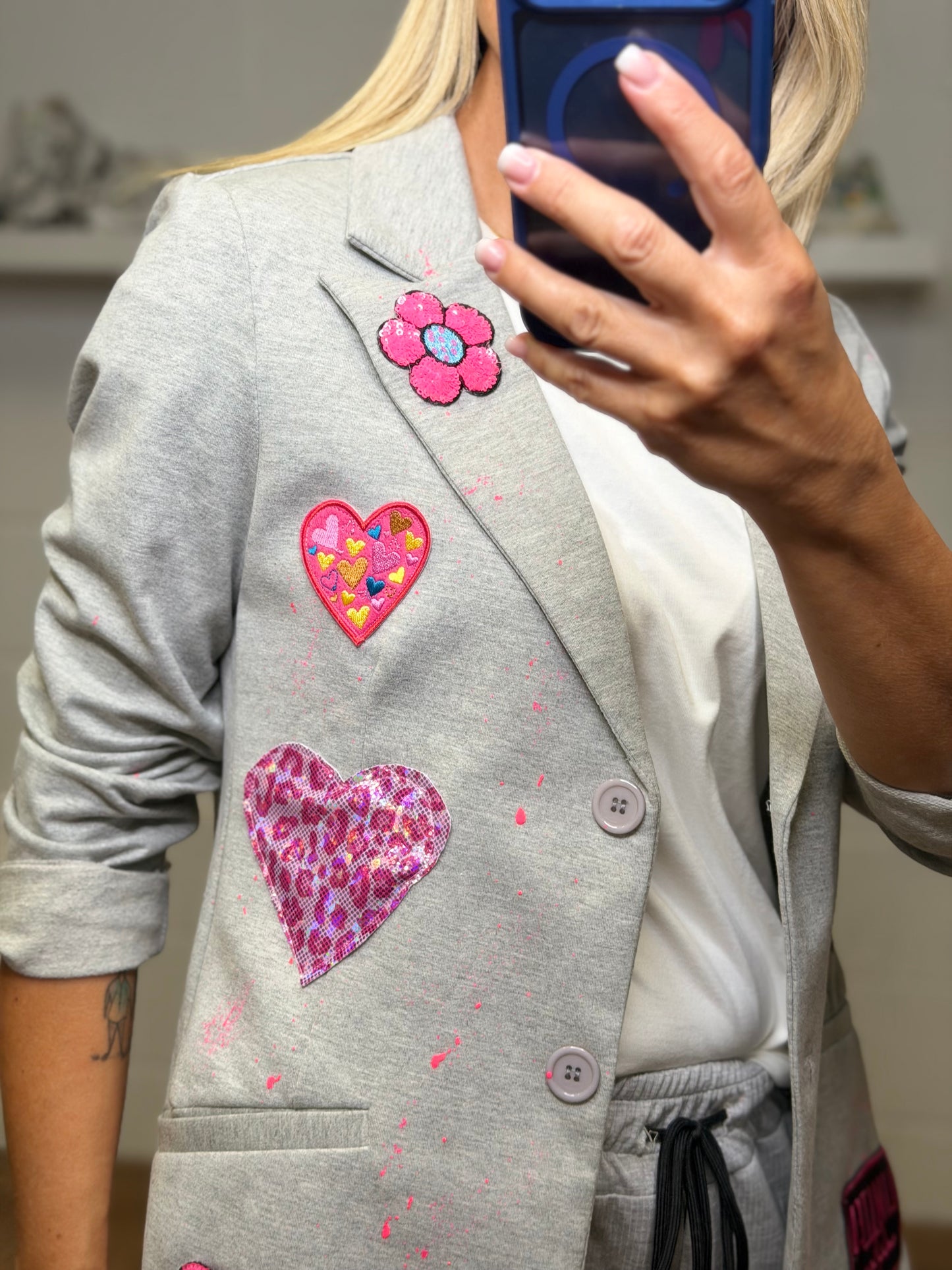 Abpink. Completo patch couture.