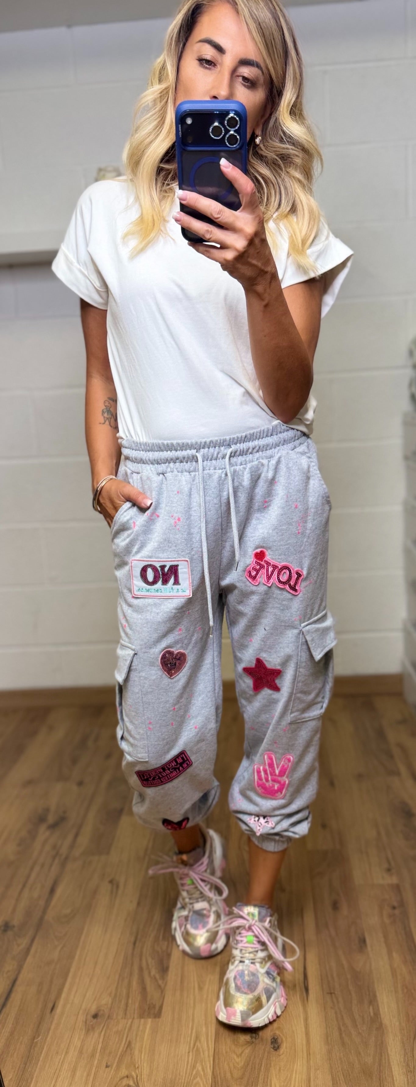 Abpink. Pantalone Cargo Jogger Custom – Pezzo Unico