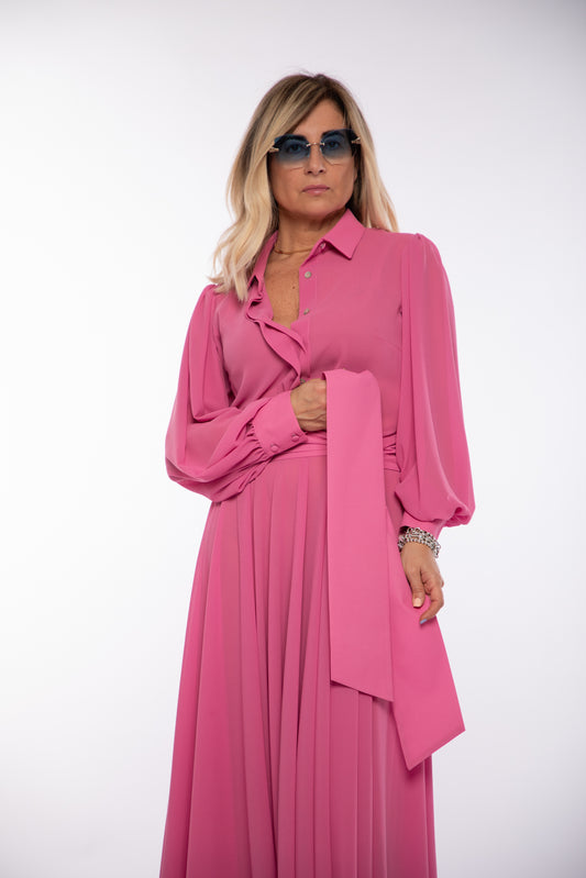 Mimietmama. Abito lungo rosa