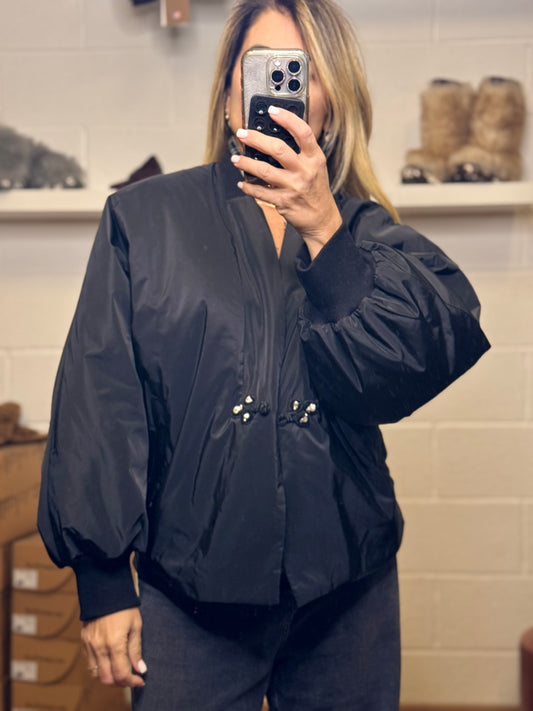 Le streghe. Bomber nero-60%