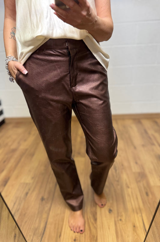 Shirtaporter. Pantalone bronzo