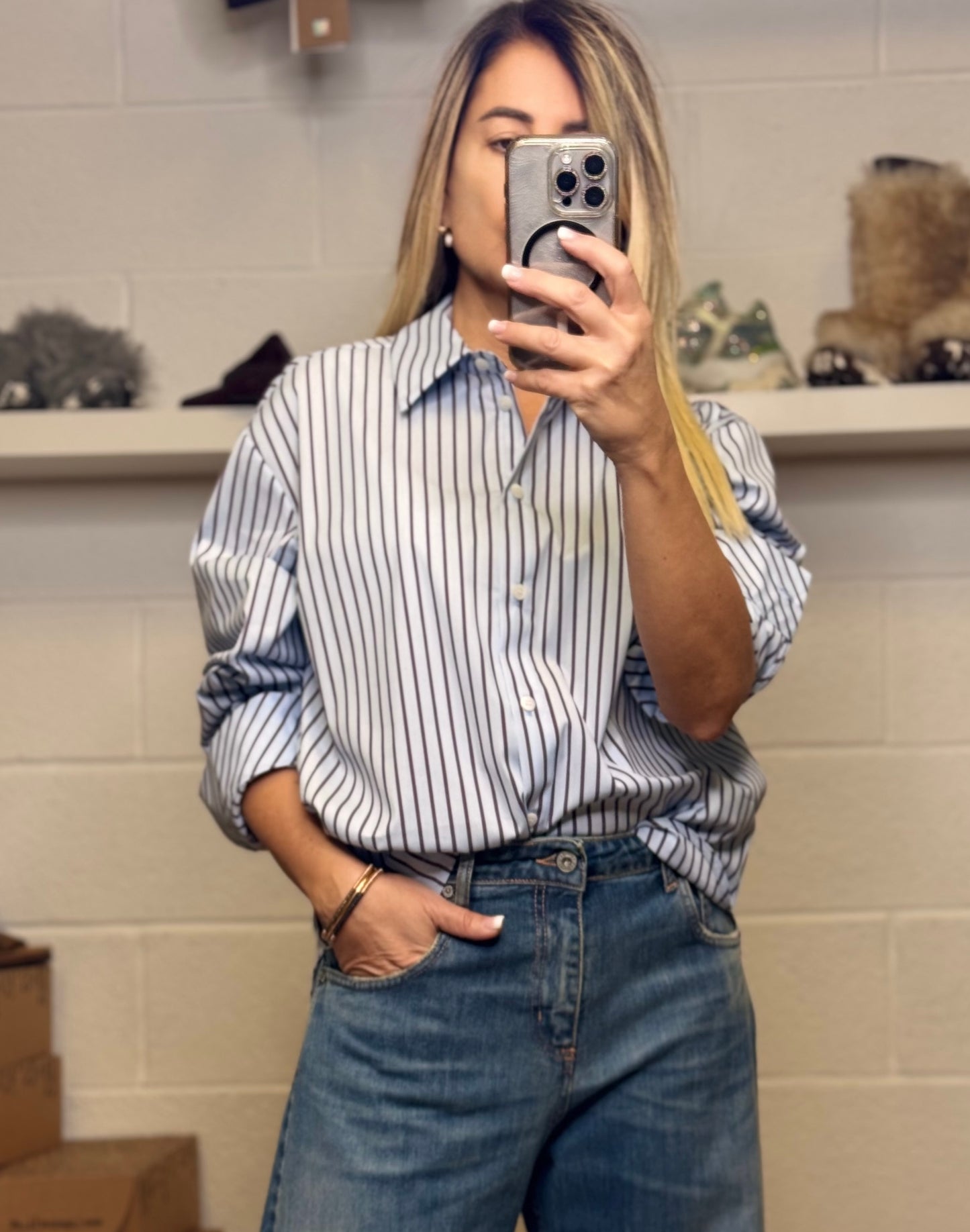 Le streghe. Camicia a righe