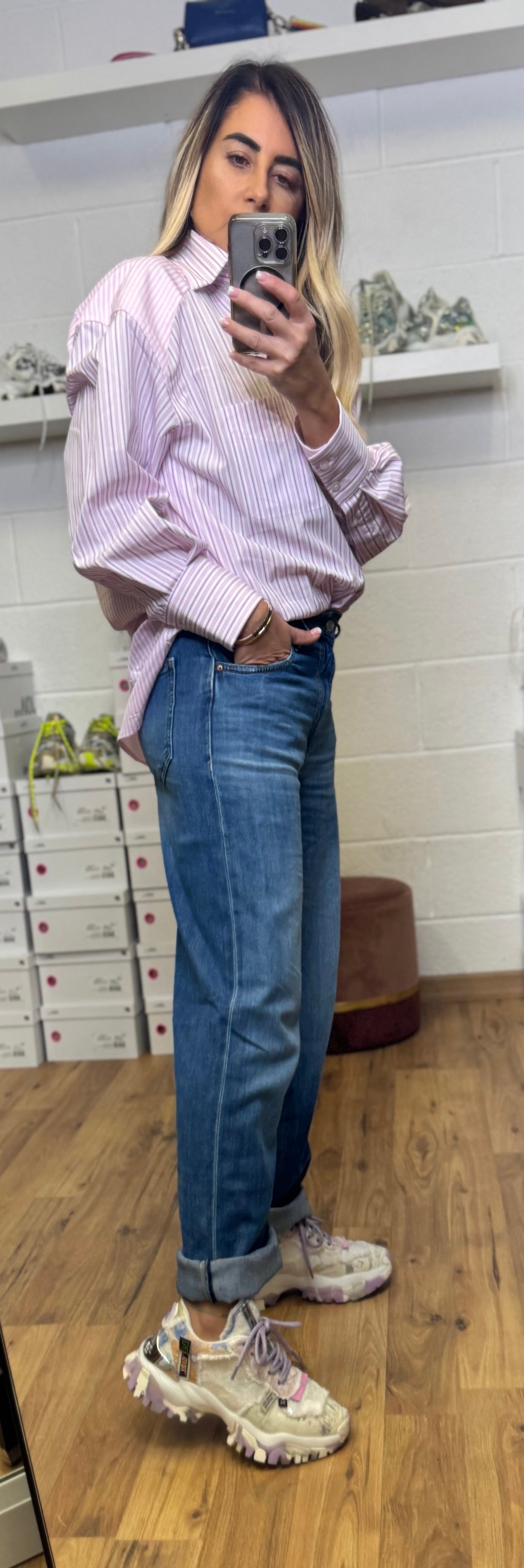 The nim. Denim leggero blu-50%