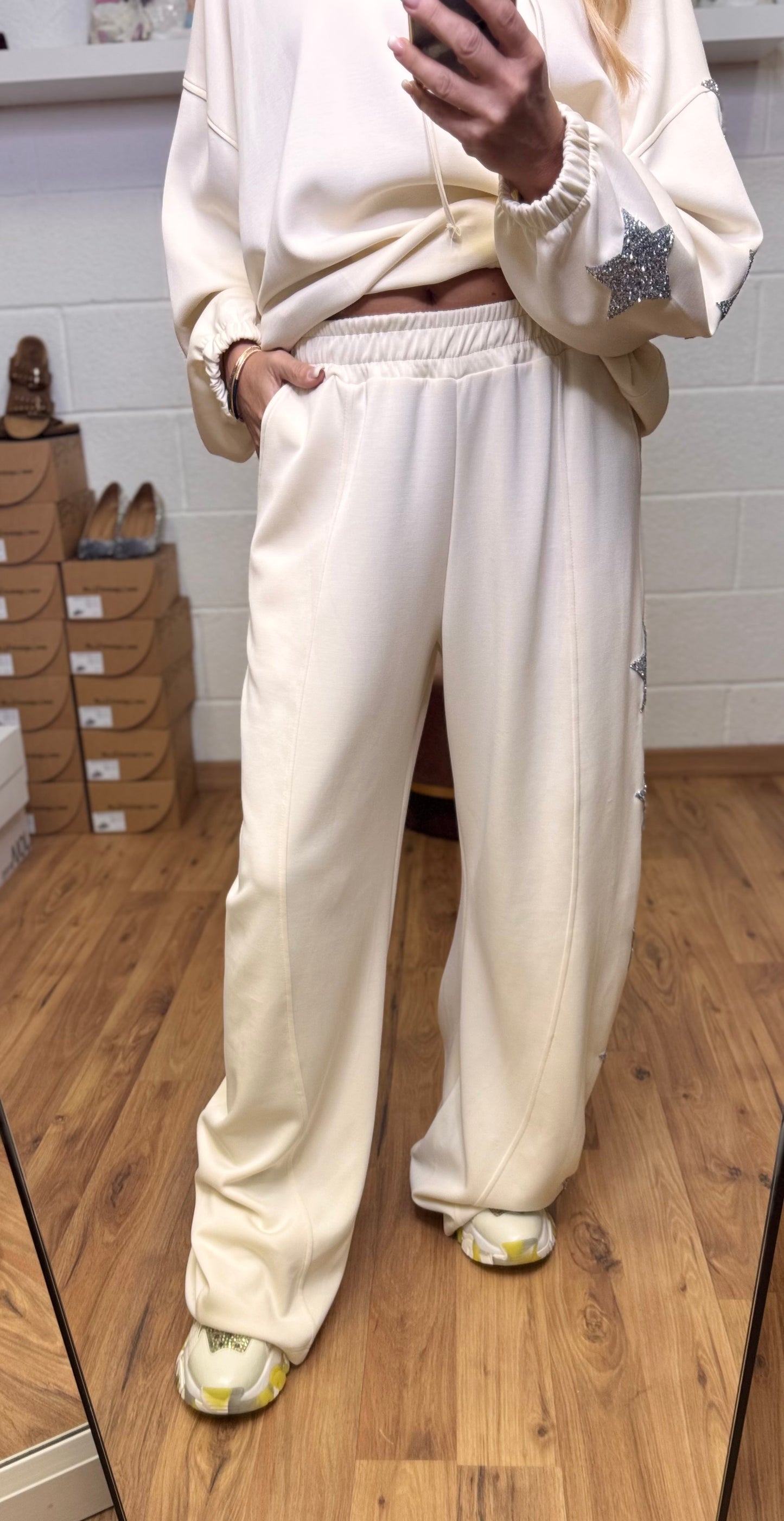 Mimi et mama. Pantalone balloon burro