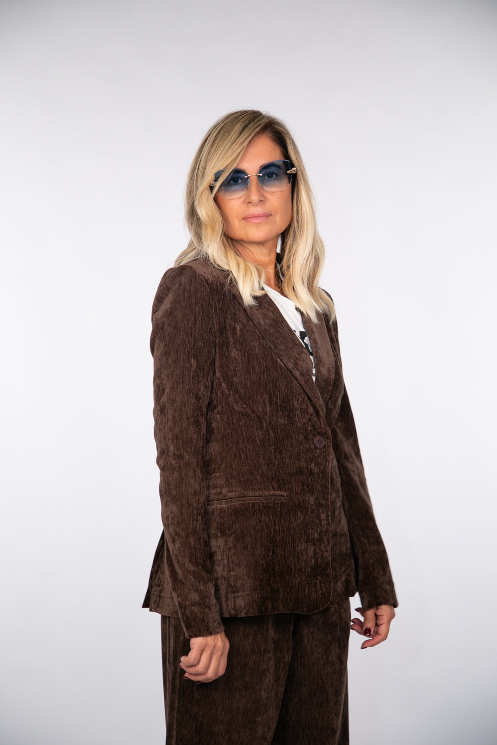 Le Streghe. Blazer cioccolato