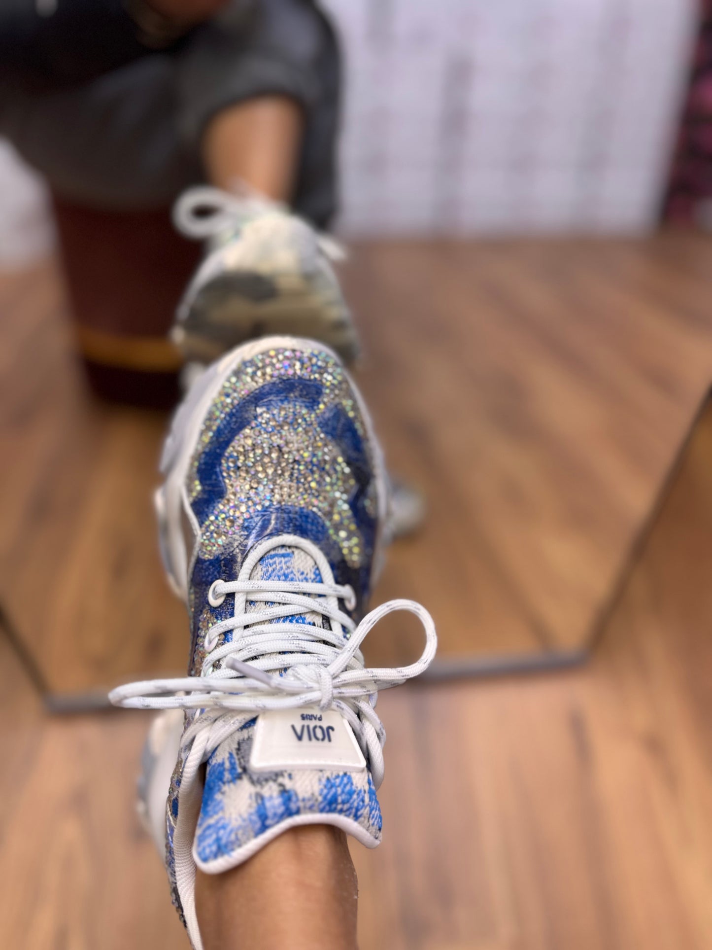 Joia Paris. Sneakers blu