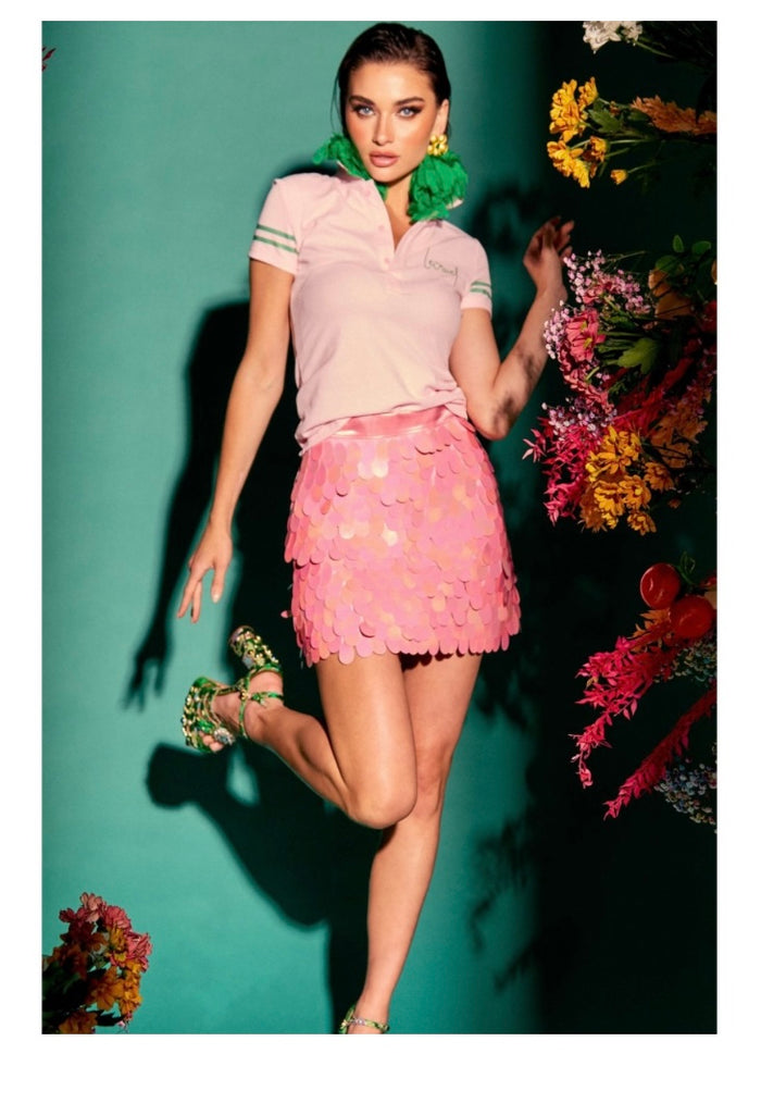 Eva Boutique 21, Le cruel. Gonna rosa