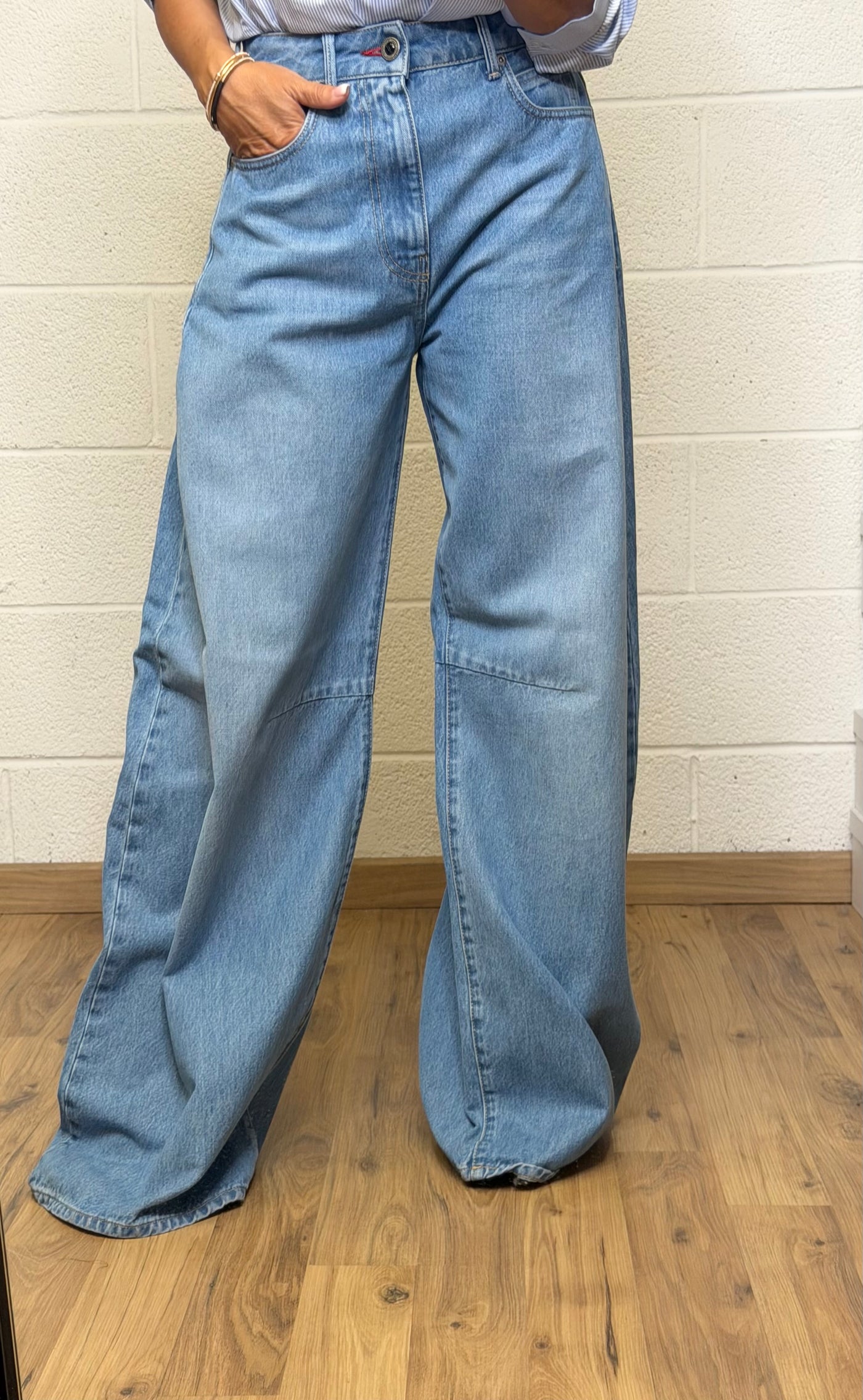 DB soul . Denim Ultra Wide Leg Denim-30%