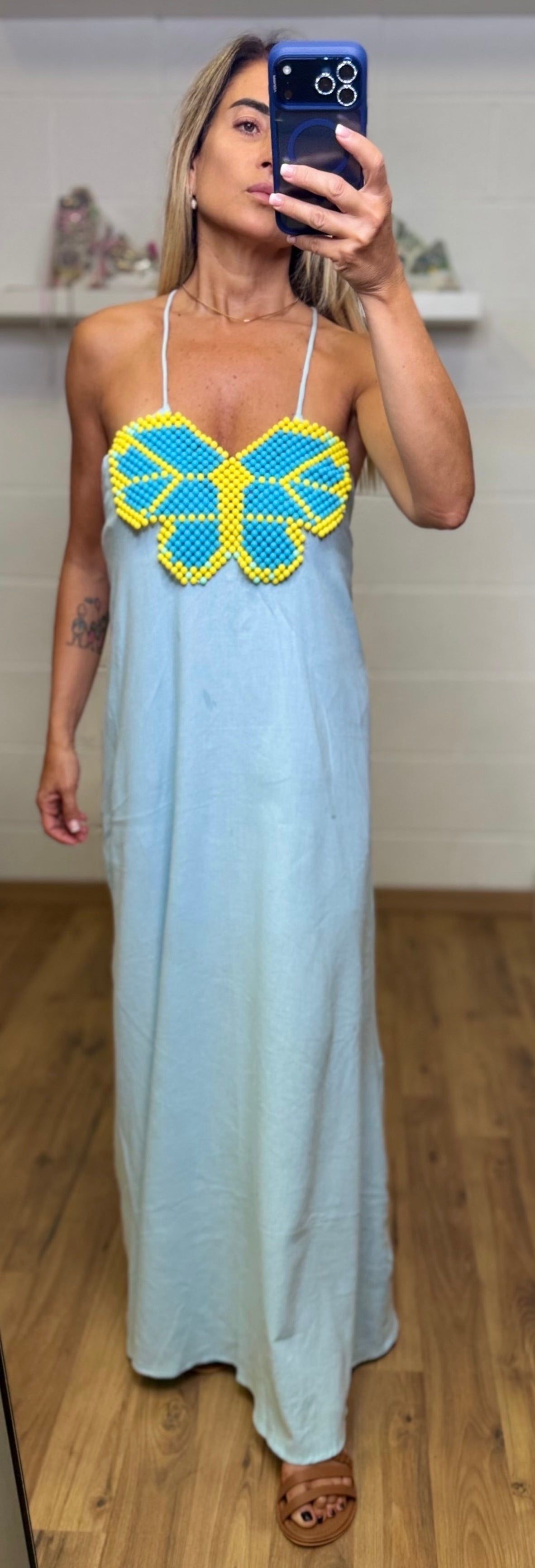 Be Sunset. Abito azzurro-50%