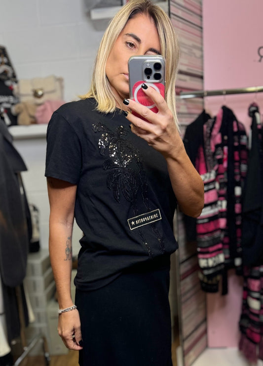 Shirtaporter. T-shirt nera