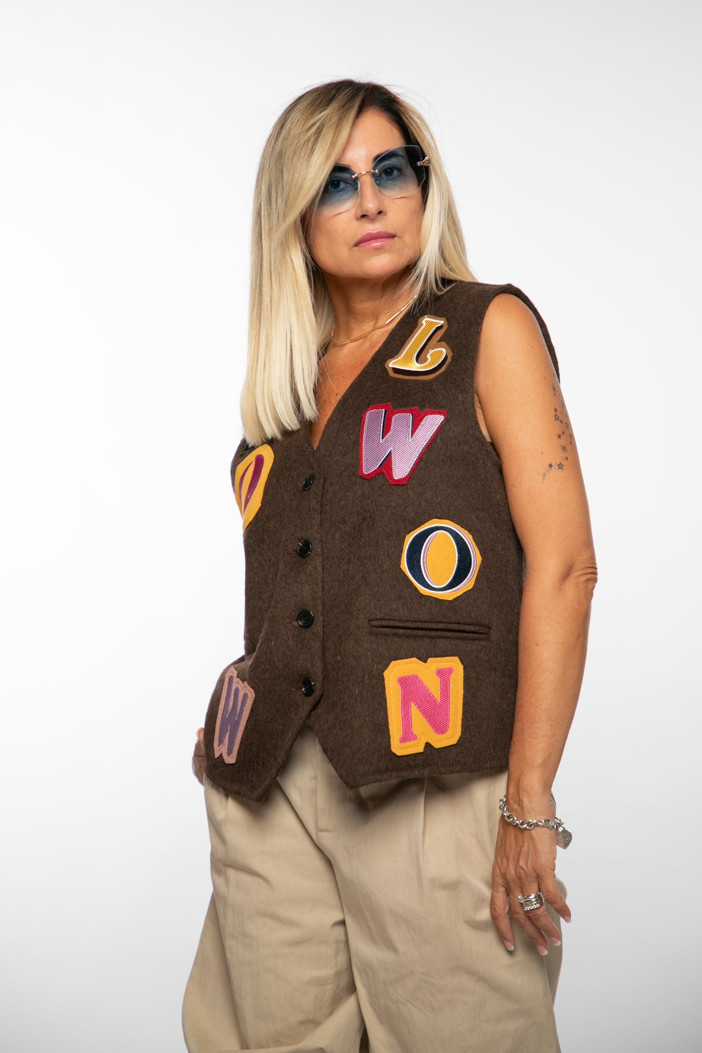 Front Street. Gilet fondente-60%