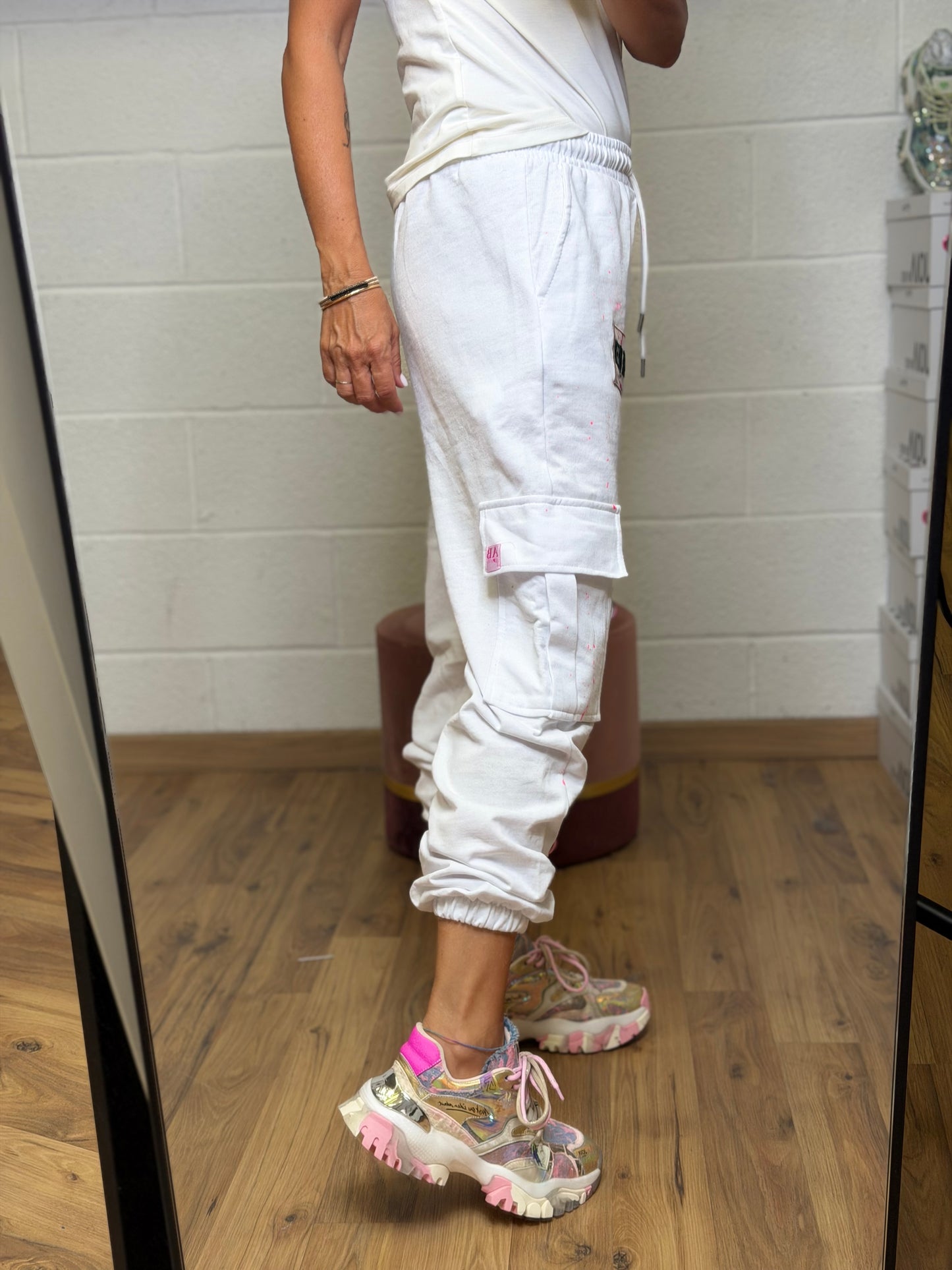 Abpink. Pantalone Cargo Patch – Edizione Esclusiva