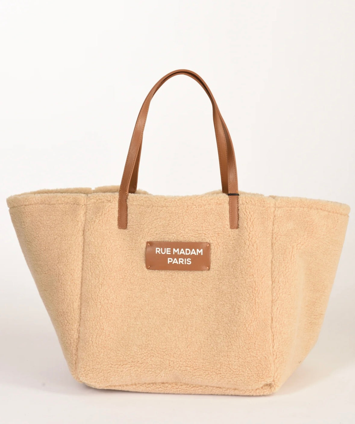 Rue Madam. Borsa Vermont marrone e beige