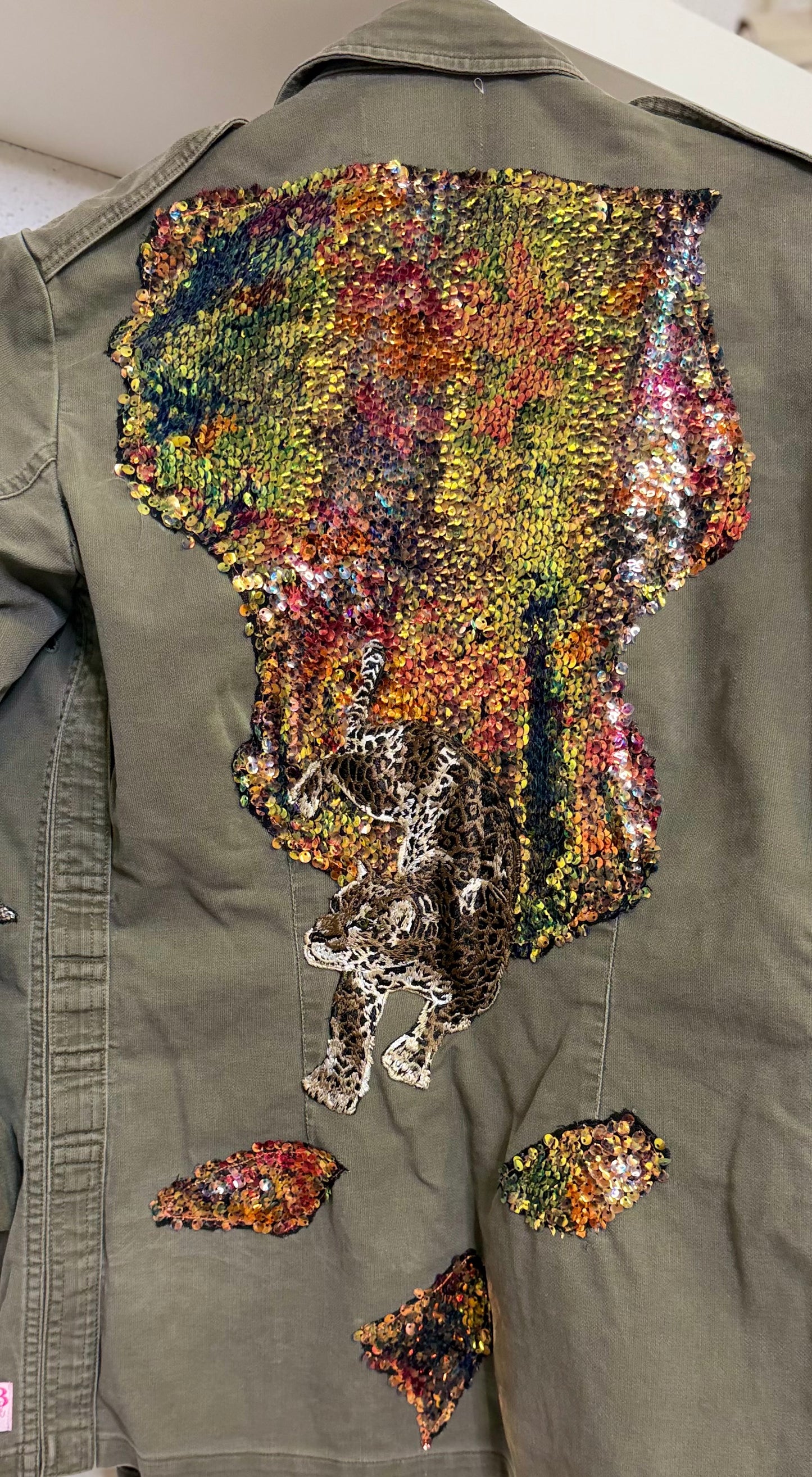 ABpink.Verdina Jungle Sequin