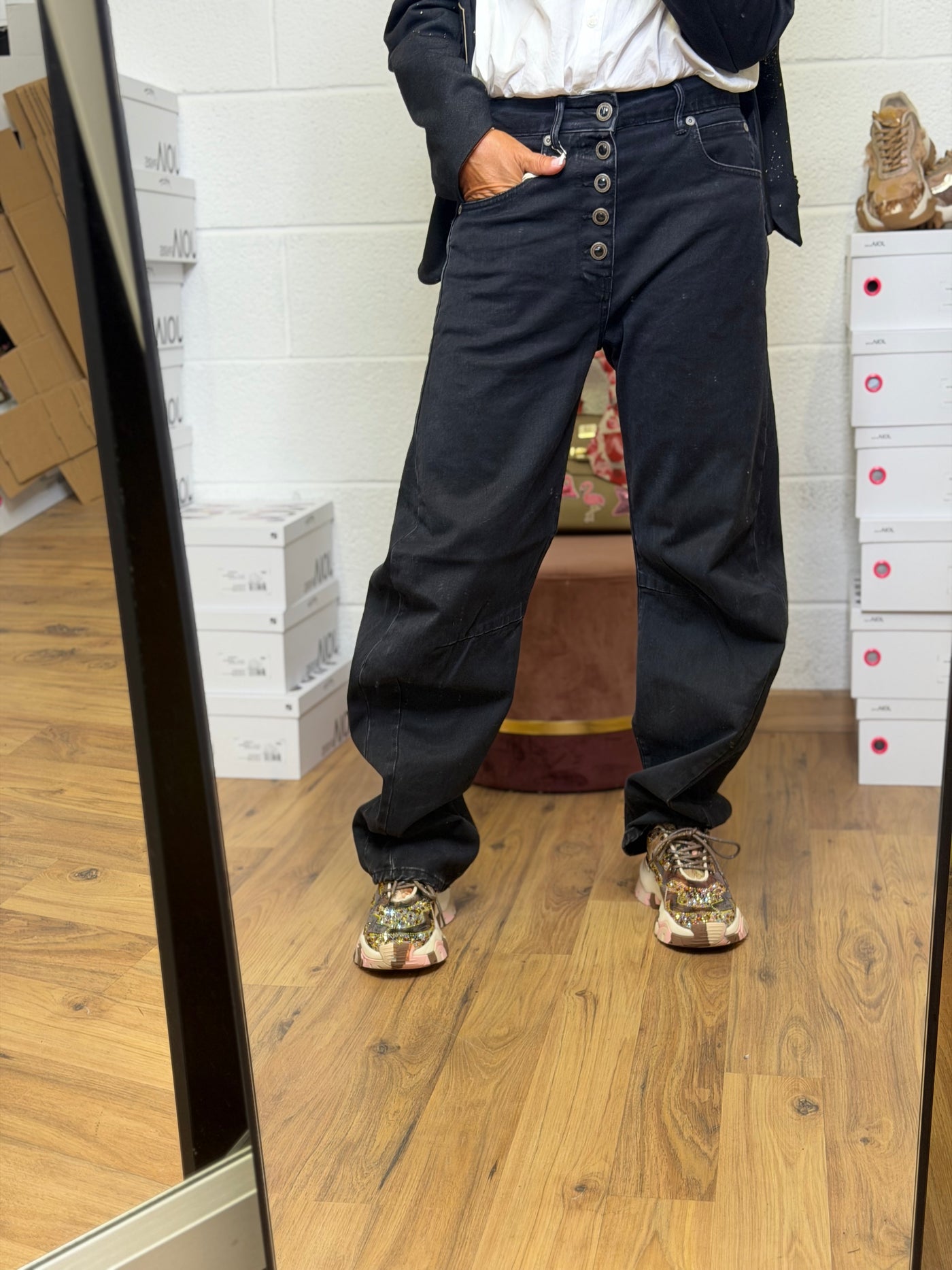 Dbsoul. Denim Balloon nero