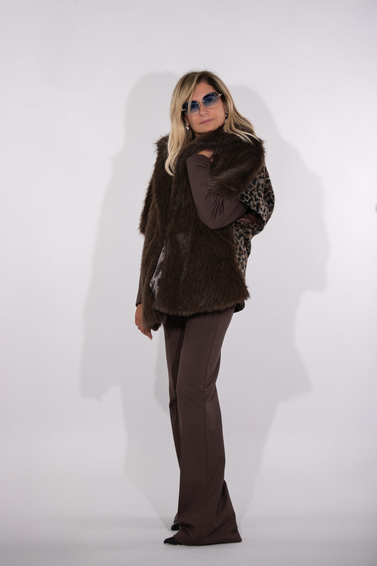 Le Streghe. Gilet luxury fur