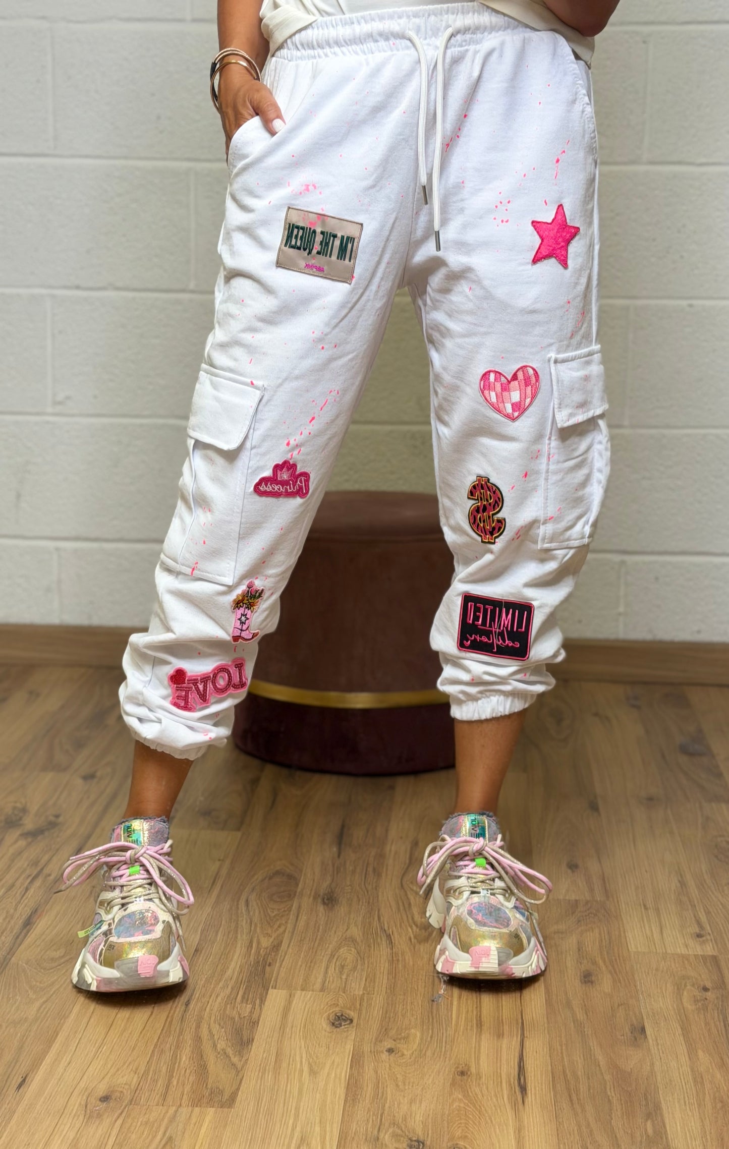 Abpink. Pantalone Cargo Patch – Edizione Esclusiva