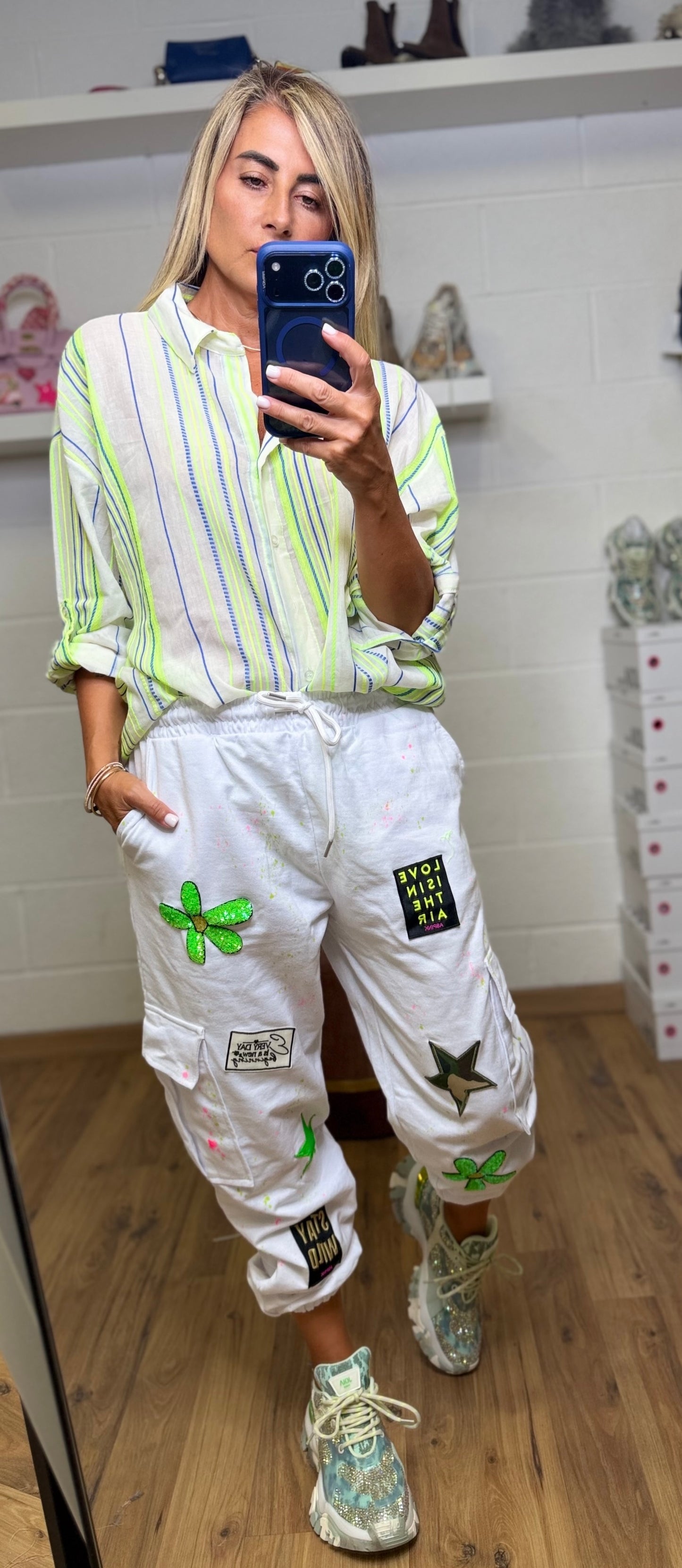 Abpink. Pantalone Cargo Patch – Edizione Esclusiva