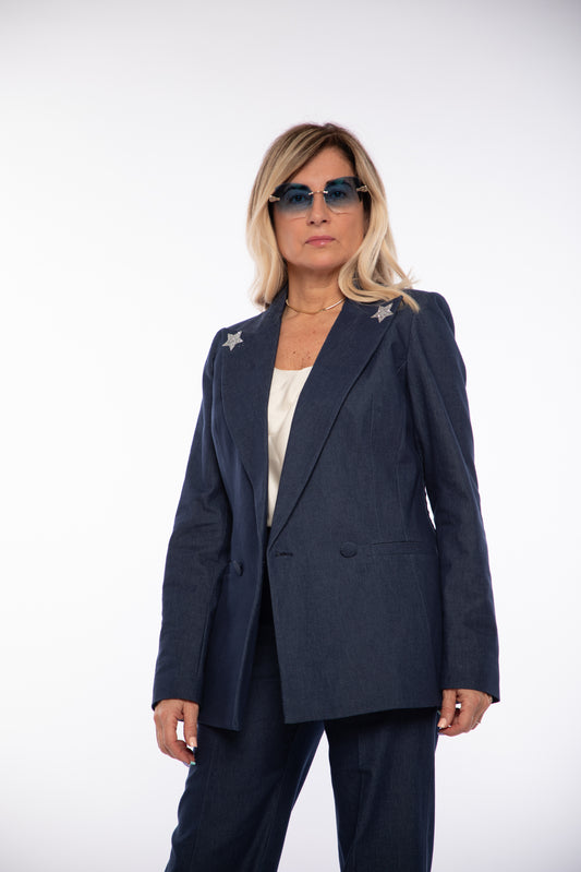 Mimietmama. Blazer in denim