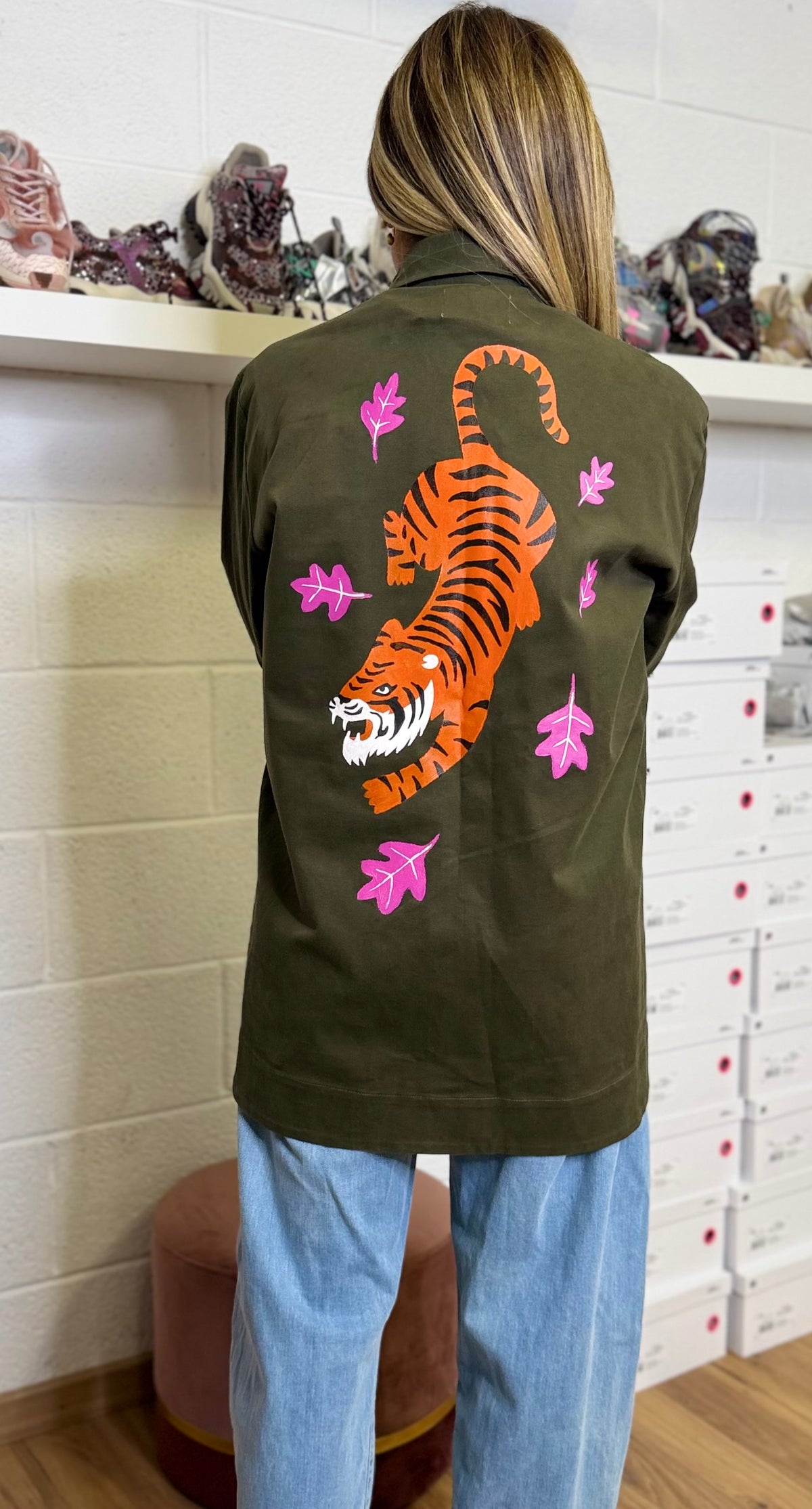 ABpink. Giacca Camicia Charlotte – Tiger Star