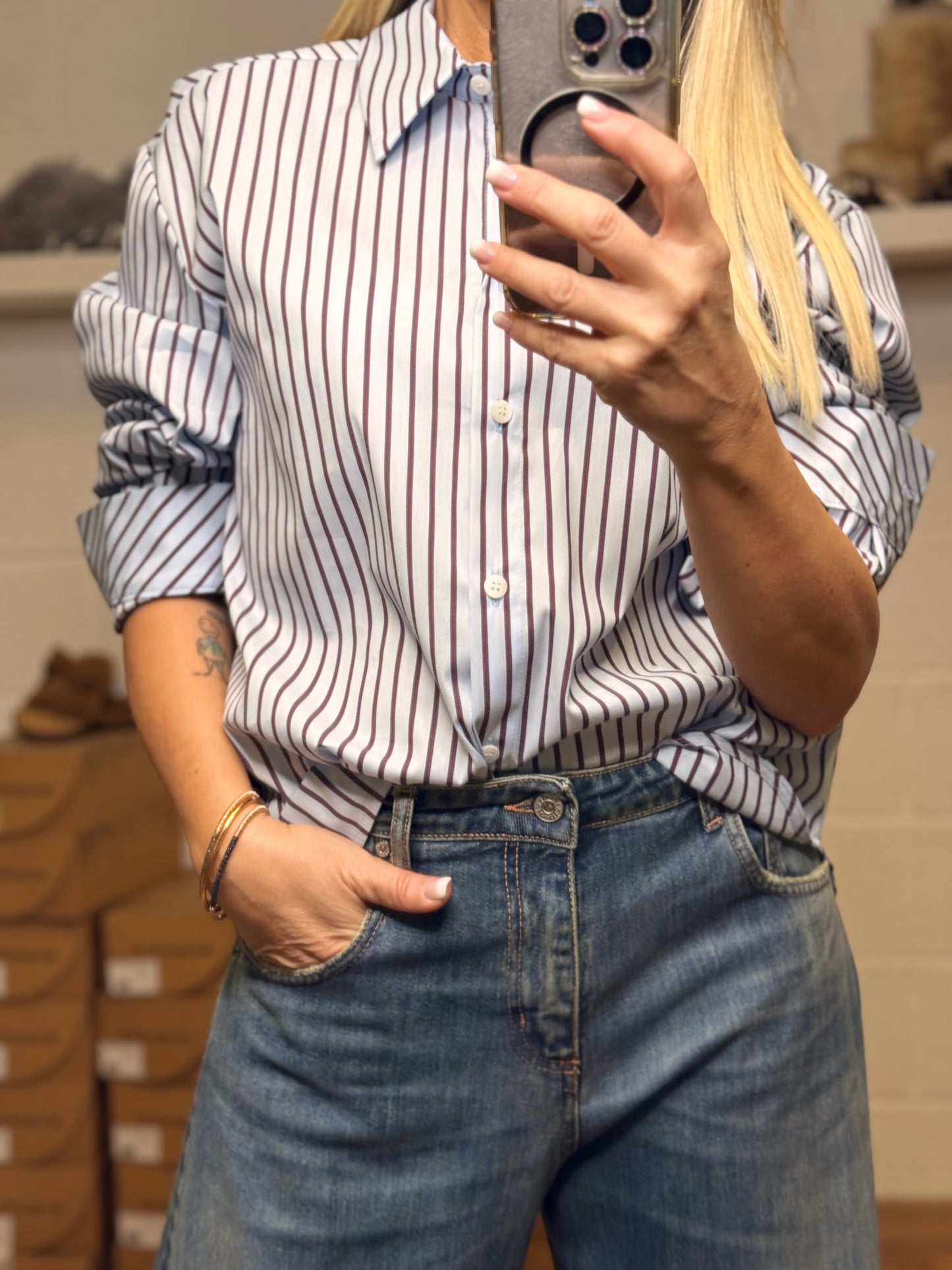 Le streghe. Camicia a righe