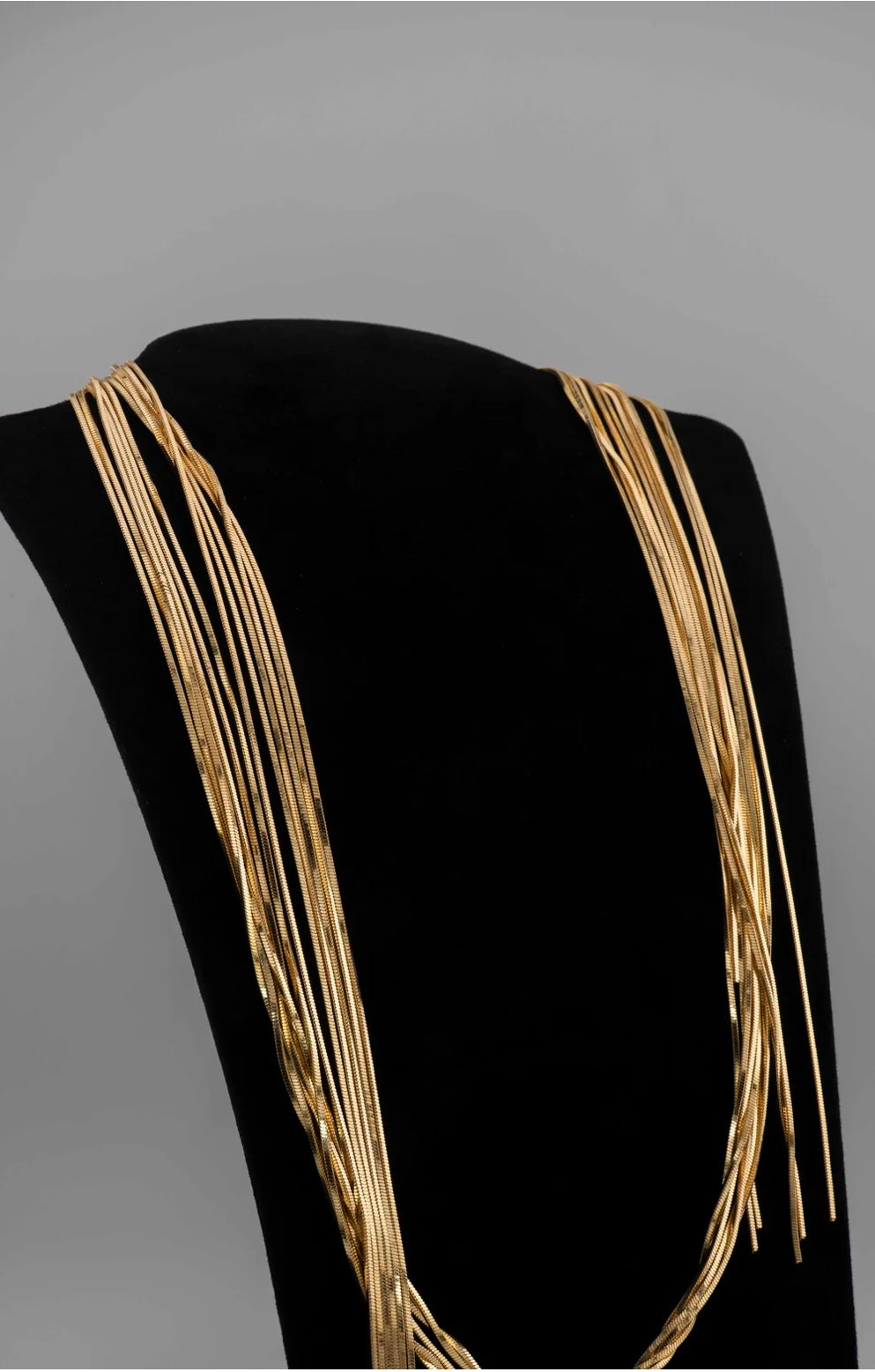 Marri Cortona. Collana “voila” 6 fili bagno oro