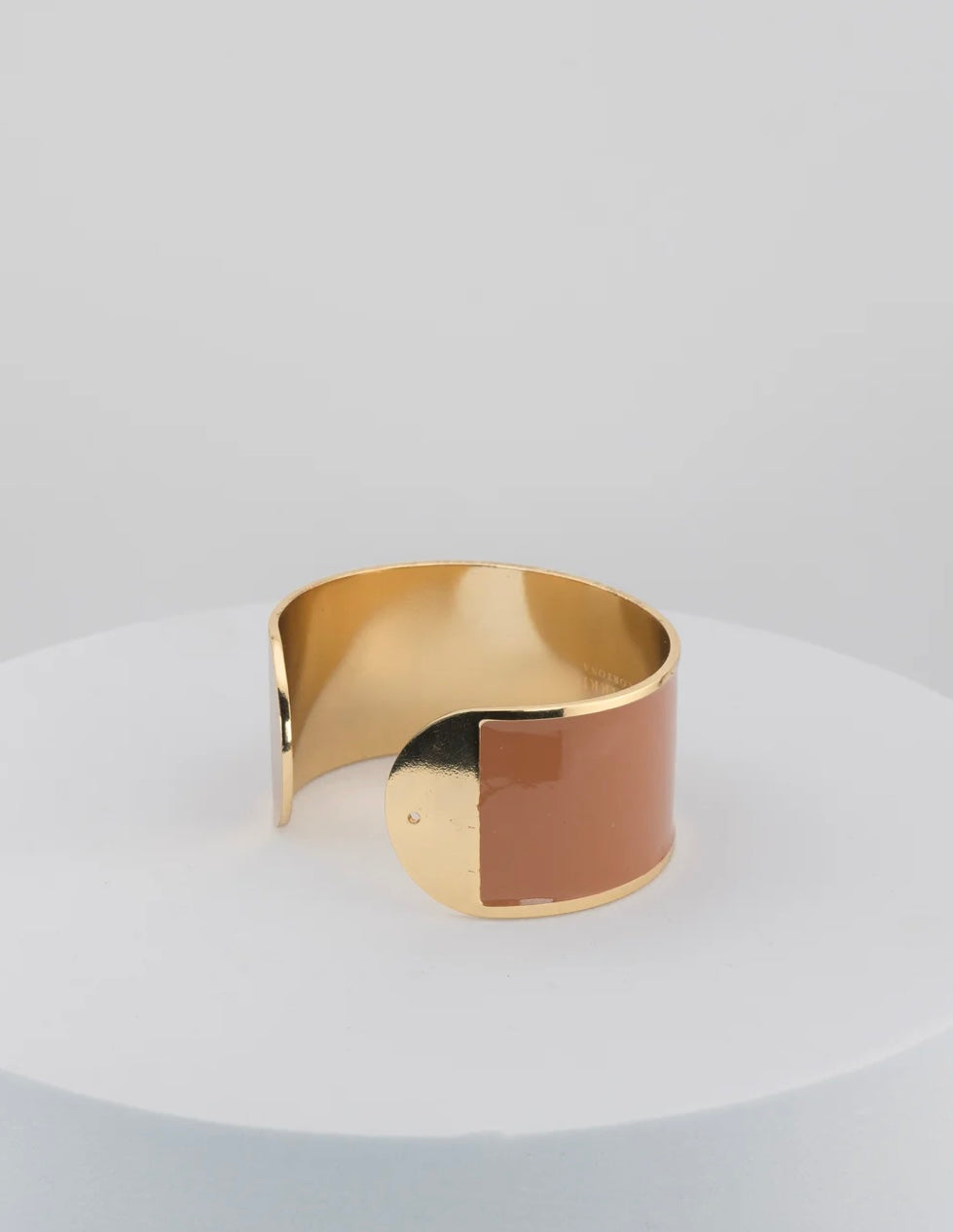 Marri Cortona. Bracciale smalto L terra di siena