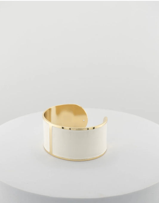 Marri Cortona. Bracciale smalto L colore latte
