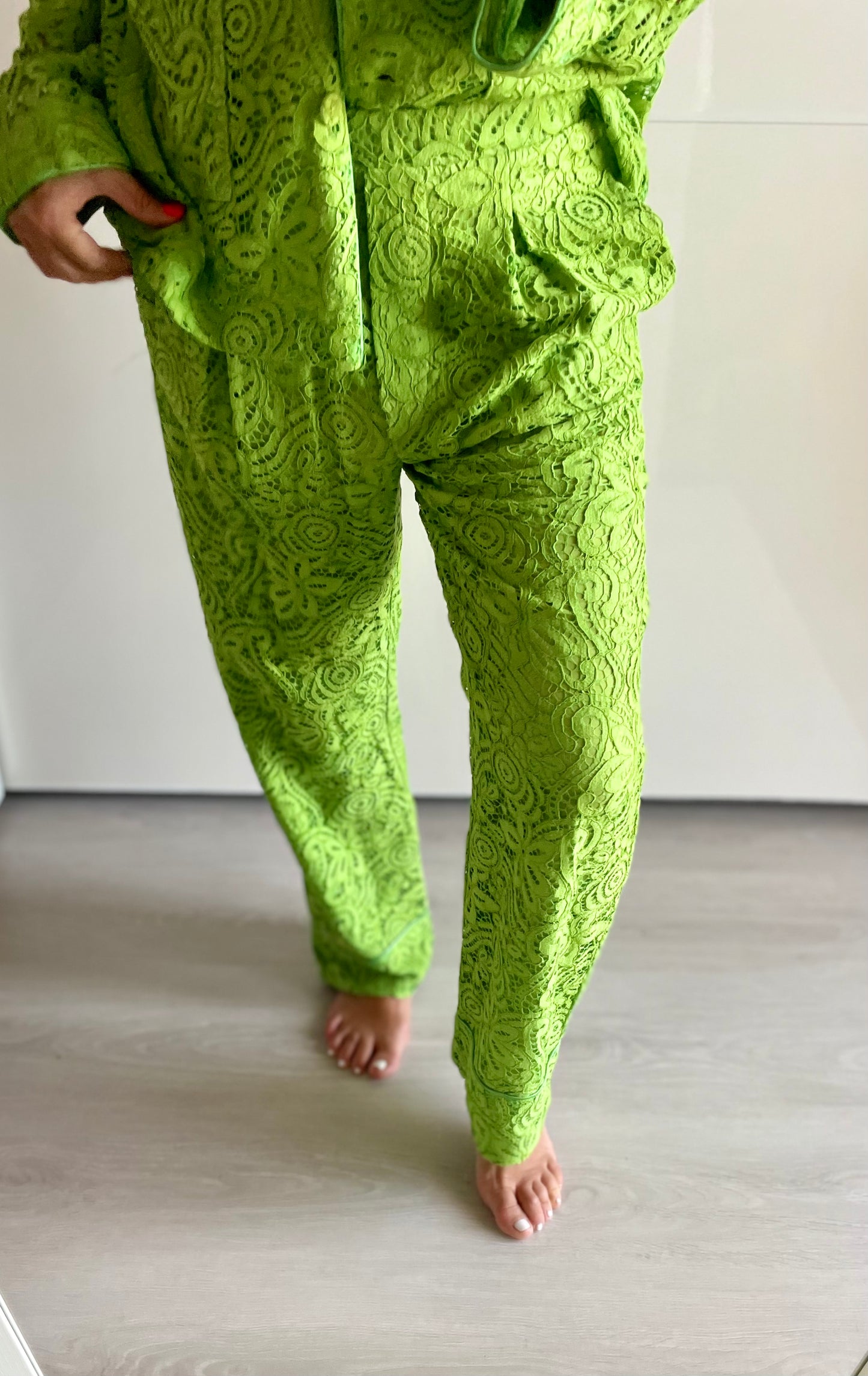 Shirtaporter. Pantalone verde