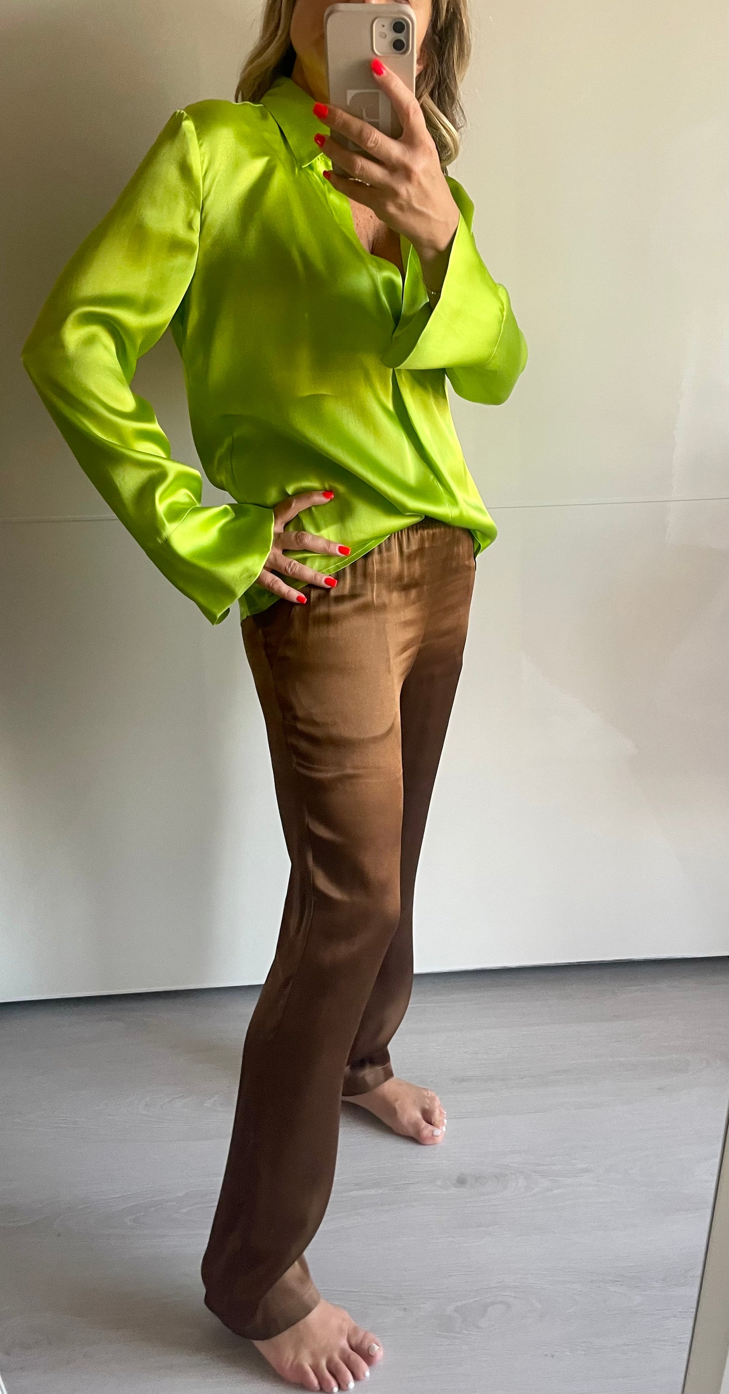 Semicouture. Pantalone marrone