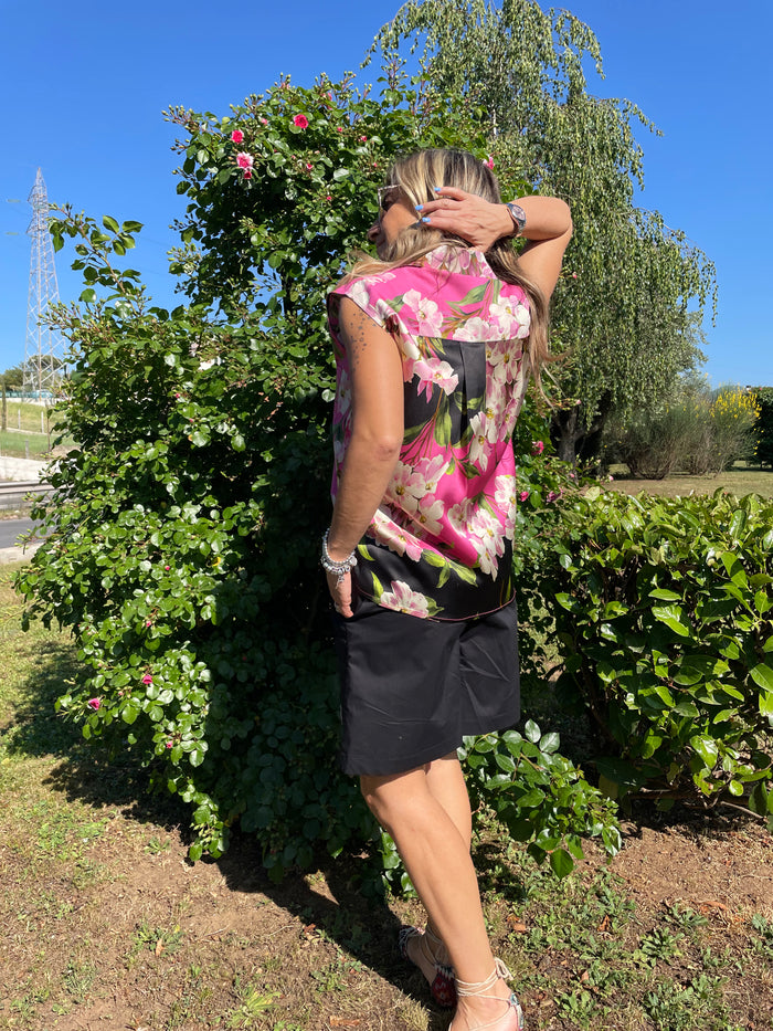 Eva Boutique 21, Shirtaporter bermuda in cotone