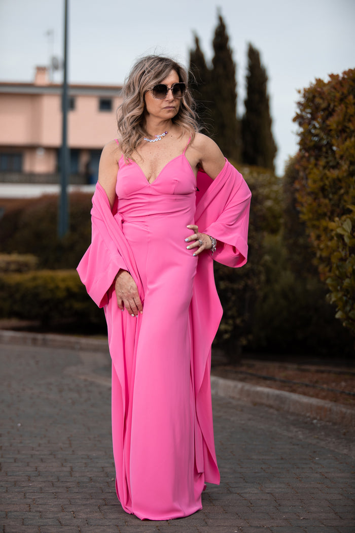 Eva Boutique 21, Piacere Rebecca. Abito con fiocco rosa.